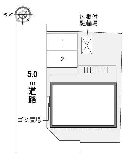 ★手数料０円★東大和市蔵敷　月極駐車場（LP）